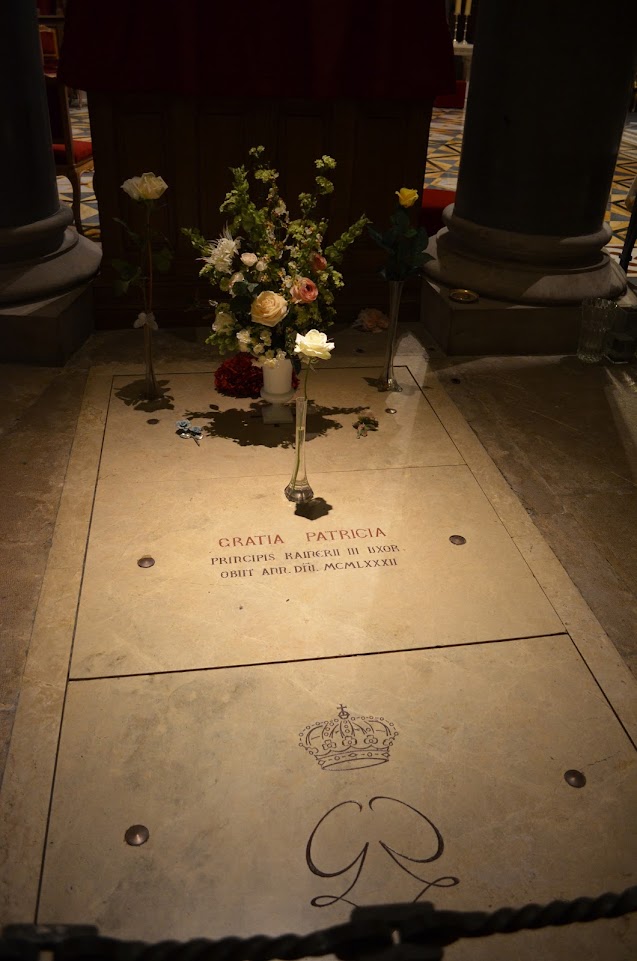 Grace of Princess Grace in Monaco inside Saint Nicholas's Cathedral. 