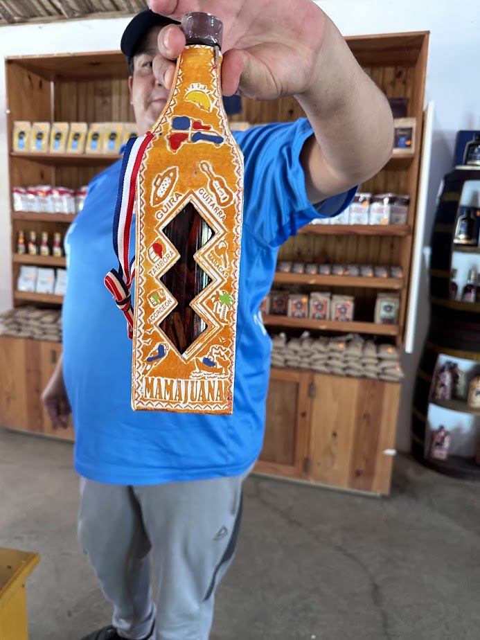 Bottle of Mamajuana we drank at the Chukka Ocean Outpost