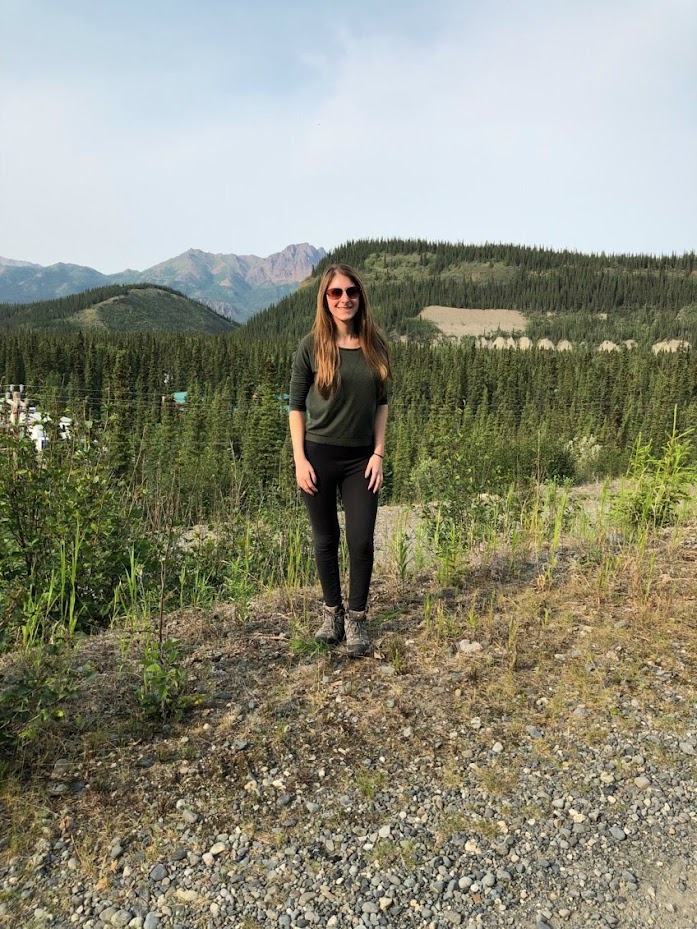 Picture of me hiking in Denali National Park in Alaska 