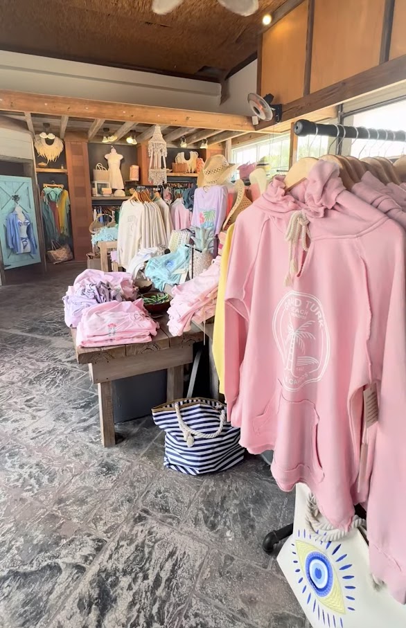 Boutique at the Grand Turk cruise port. 