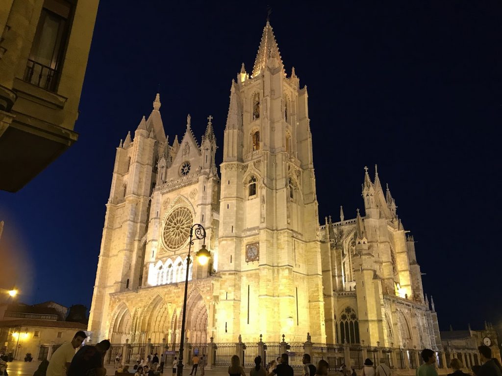 Picture of Catedral de León, which is the most famous landmark in the Spanish city of León.