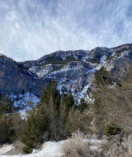 Mountains of Las Vegas in the Winter