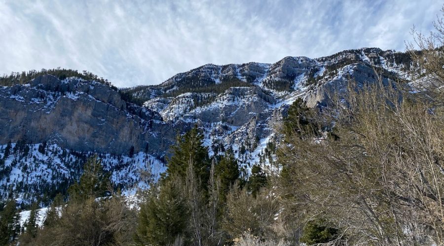 Mountains of Las Vegas in the Winter