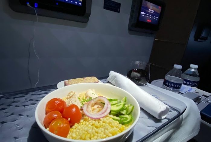 Food in Delta First Class